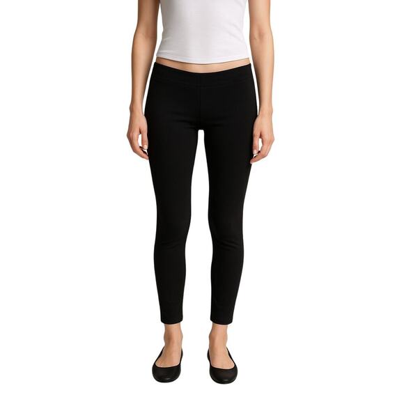 Eileen Fisher Low Rise Pull-On Stretch Pants Black size S/P - Picture 1 of 7